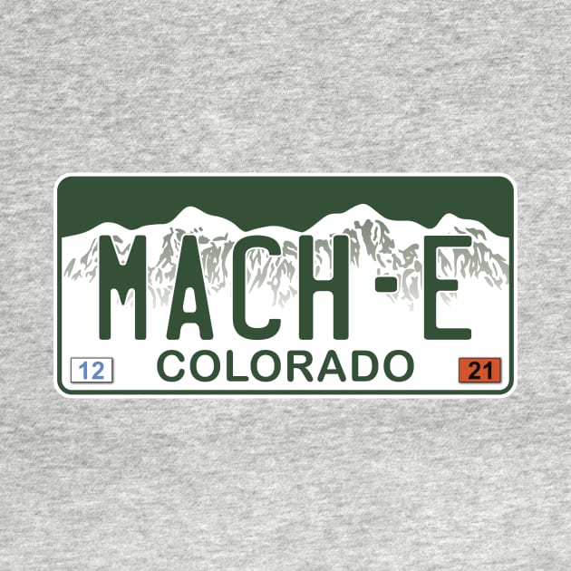 Mach-E Colorado License Plate by zealology
